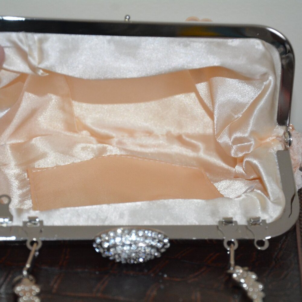 Beading Women Evening Bags Party Wedding Daily Diamonds Clutch Bag Purse NWOT - Picture 10 of 13